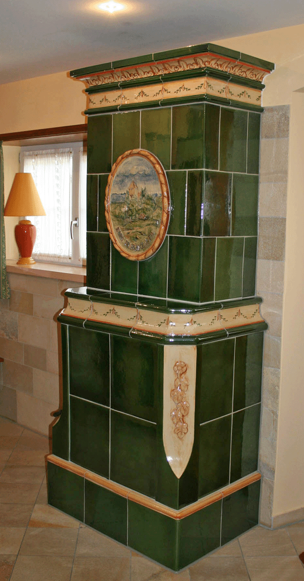 Kachelofen warmwasserbeheizt - privat